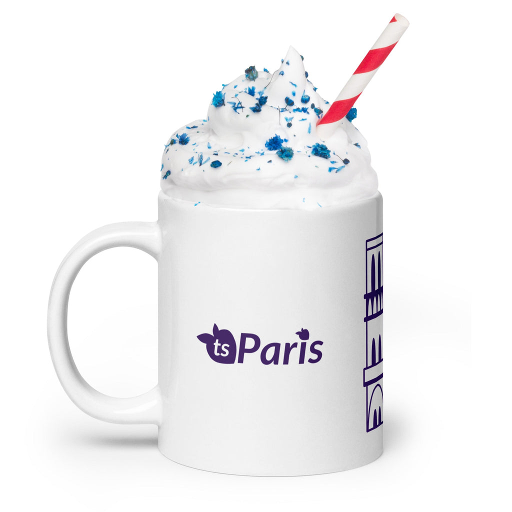 tsgabrielle® • Parigi - Cattedrale di Notre-Dame • Tazza lucida • Bianca • Ceramica • 3 misure