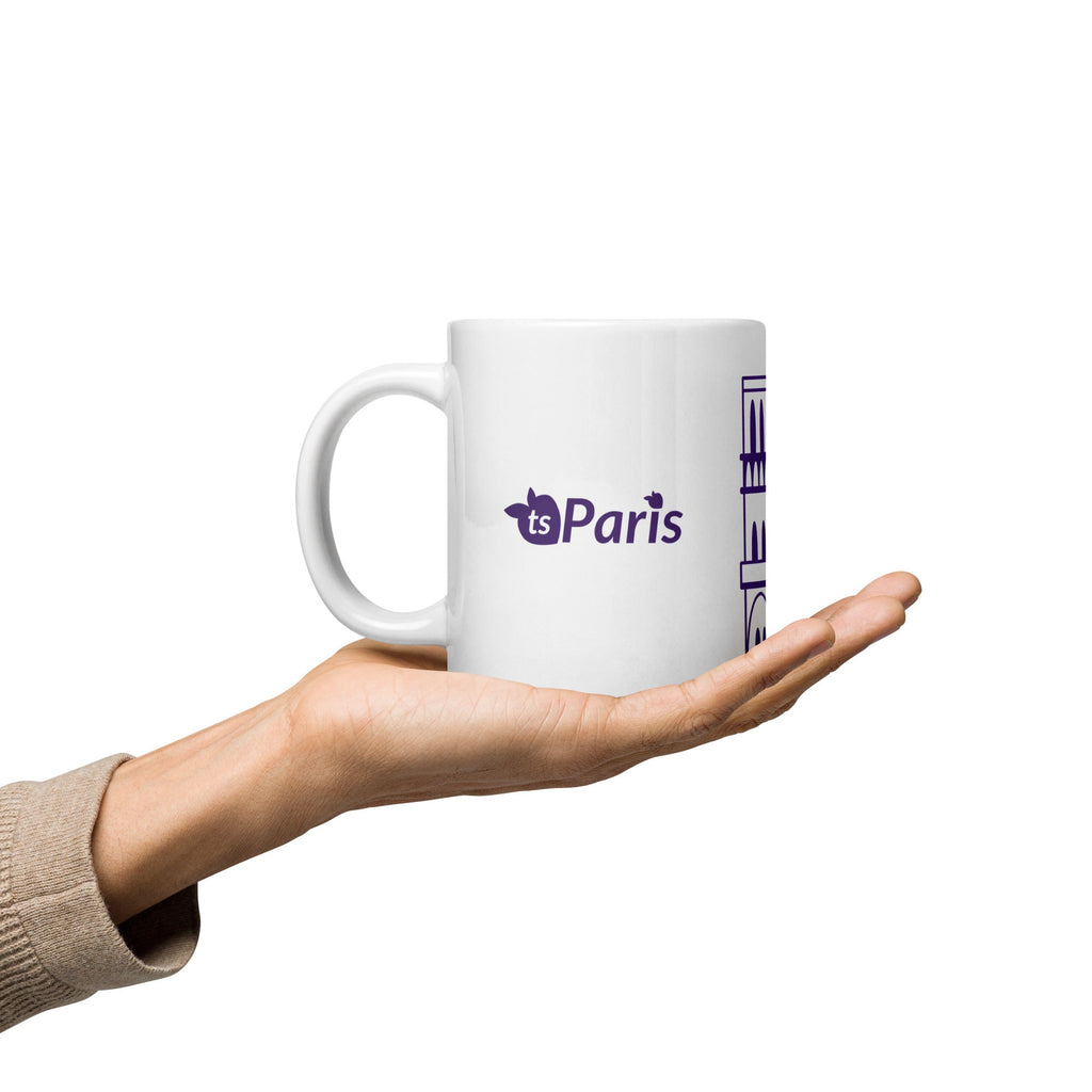 tsgabrielle® • Parigi - Cattedrale di Notre-Dame • Tazza lucida • Bianca • Ceramica • 3 misure
