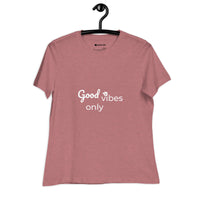 tsgabrielle® • For Her 👗 • Good Vibes Only • Relaxed T-Shirt • 9 Colors • 100% Cotton