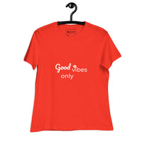 tsgabrielle® • For Her 👗 • Good Vibes Only • Relaxed T-Shirt • 9 Colors • 100% Cotton